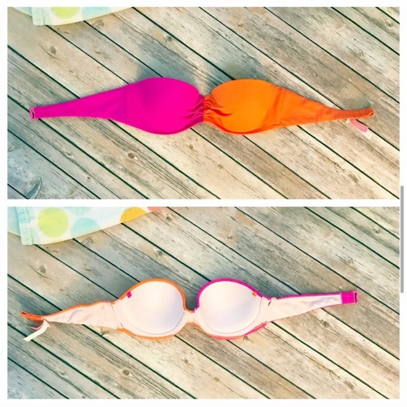 Victoria's Secret Underwire Bandeau Bikini Top 34B - Picture 5 of 8